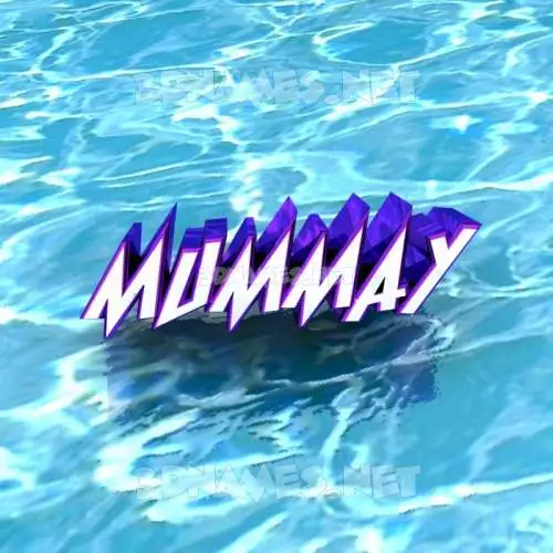 mummay in Water style - 3D name wallpaper mummay in Water style - 3D name wallpaper