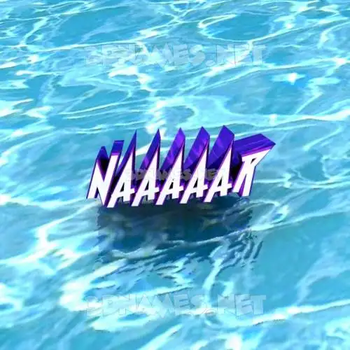 naaaaar in Water style - 3D name wallpaper naaaaar in Water style - 3D name wallpaper