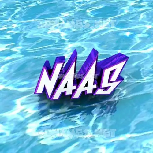 naas in Water style - 3D name wallpaper naas in Water style - 3D name wallpaper