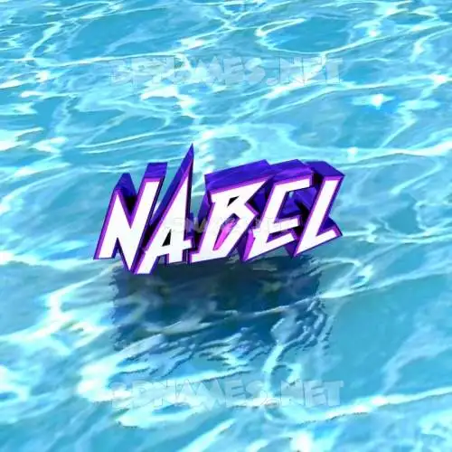 nabel in Water style - 3D name wallpaper nabel in Water style - 3D name wallpaper