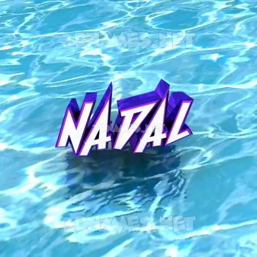 nadal in Water style - 3D name wallpaper nadal in Water style - 3D name wallpaper