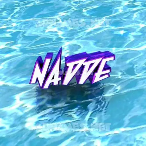 nadde in Water style - 3D name wallpaper nadde in Water style - 3D name wallpaper