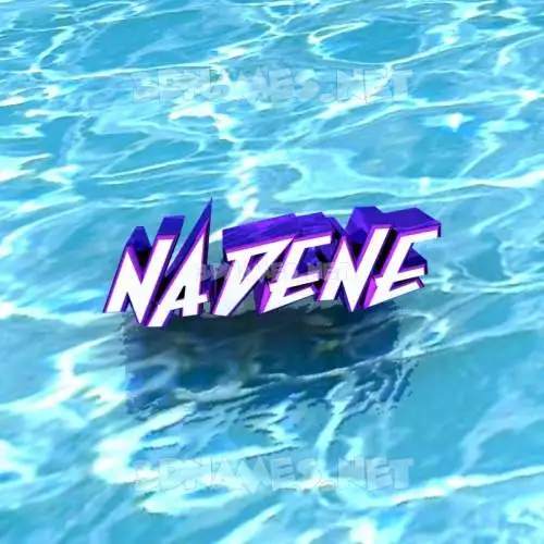 nadene in Water style - 3D name wallpaper nadene in Water style - 3D name wallpaper