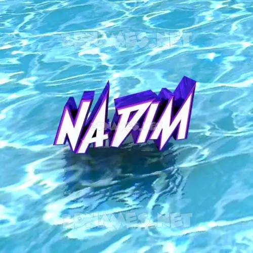 nadim in Water style - 3D name wallpaper nadim in Water style - 3D name wallpaper