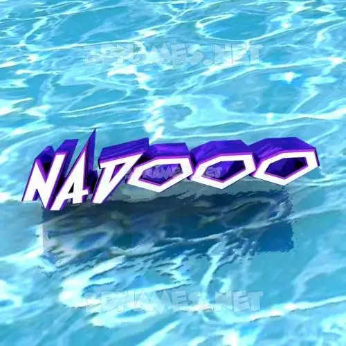 nadooo in Water style - 3D name wallpaper nadooo in Water style - 3D name wallpaper