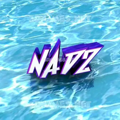 nadz in Water style - 3D name wallpaper nadz in Water style - 3D name wallpaper