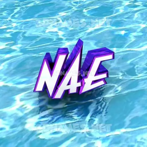 nae in Water style - 3D name wallpaper nae in Water style - 3D name wallpaper