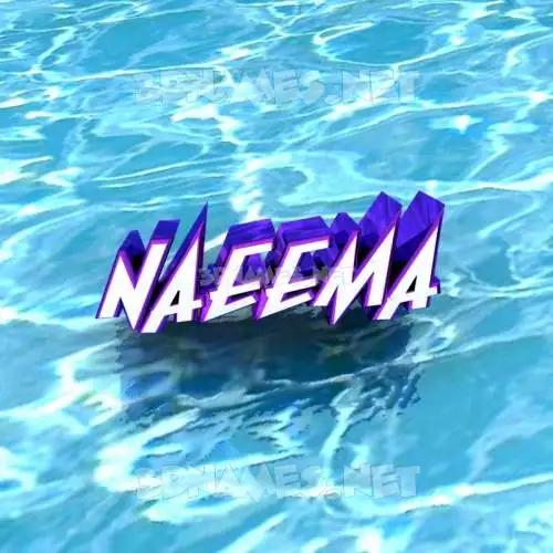 naeema in Water style - 3D name wallpaper naeema in Water style - 3D name wallpaper