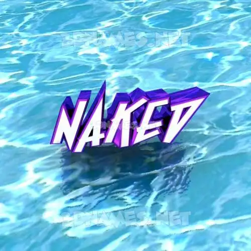 naked in Water style - 3D name wallpaper naked in Water style - 3D name wallpaper
