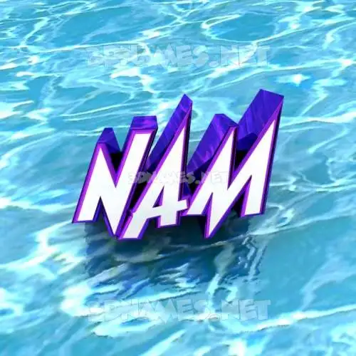 nam in Water style - 3D name wallpaper nam in Water style - 3D name wallpaper