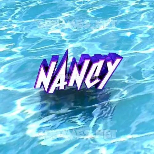nancy in Water style - 3D name wallpaper nancy in Water style - 3D name wallpaper