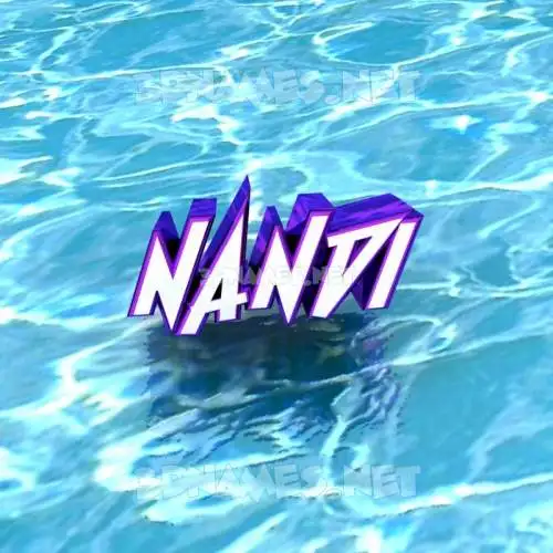 nandi in Water style - 3D name wallpaper nandi in Water style - 3D name wallpaper