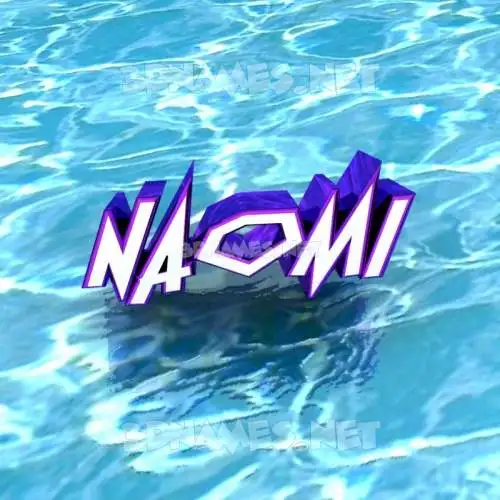naomi in Water style - 3D name wallpaper