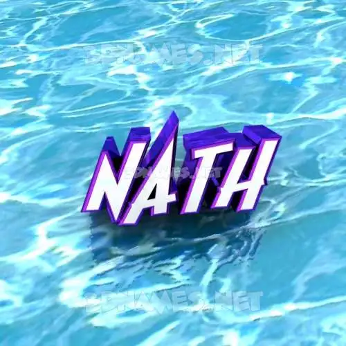 nath in Water style - 3D name wallpaper nath in Water style - 3D name wallpaper