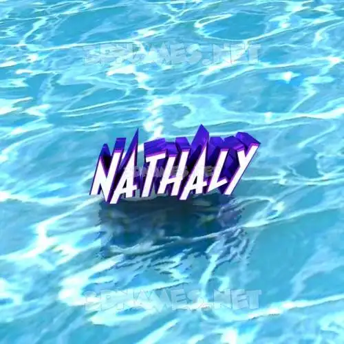 nathaly in Water style - 3D name wallpaper nathaly in Water style - 3D name wallpaper