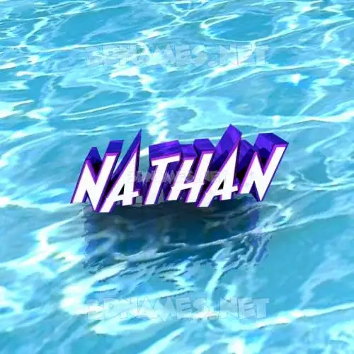 nathan in Water style - 3D name wallpaper nathan in Water style - 3D name wallpaper