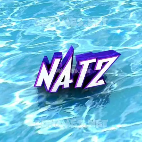 natz in Water style - 3D name wallpaper natz in Water style - 3D name wallpaper