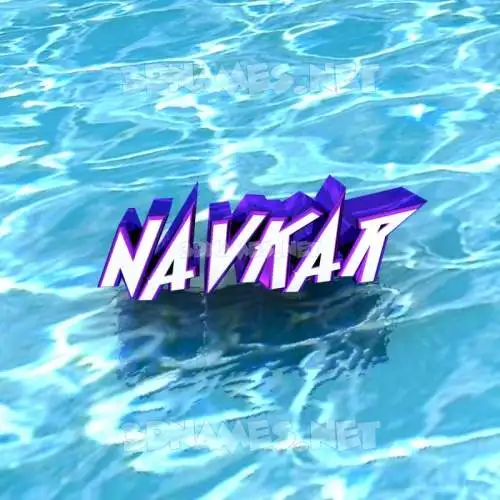 navkar in Water style - 3D name wallpaper navkar in Water style - 3D name wallpaper