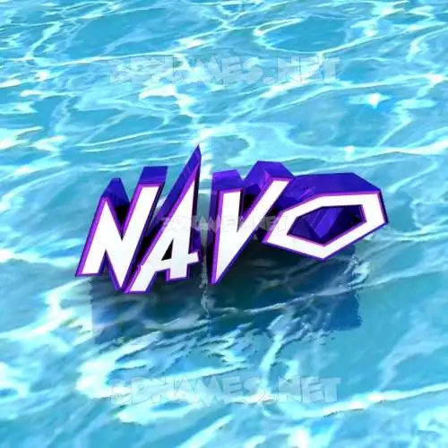 navo in Water style - 3D name wallpaper navo in Water style - 3D name wallpaper