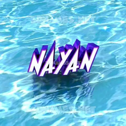 nayan in Water style - 3D name wallpaper nayan in Water style - 3D name wallpaper