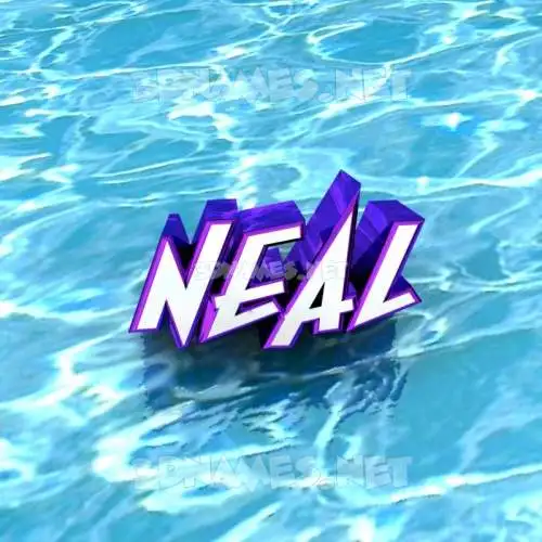 neal in Water style - 3D name wallpaper neal in Water style - 3D name wallpaper