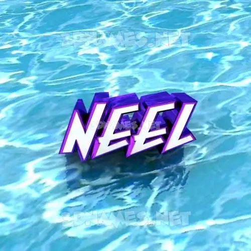 neel in Water style - 3D name wallpaper neel in Water style - 3D name wallpaper