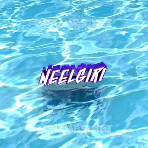 neelgiri in Water style - 3D name wallpaper neelgiri in Water style - 3D name wallpaper