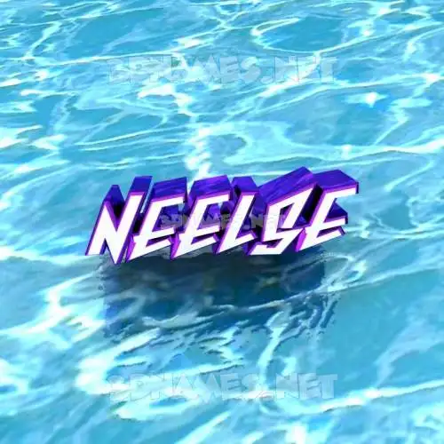 neelse in Water style - 3D name wallpaper