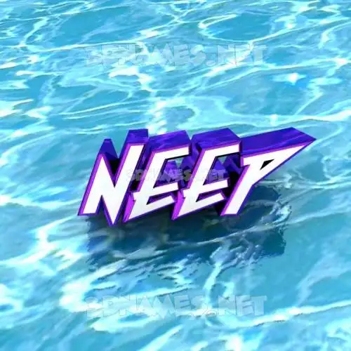 neep in Water style - 3D name wallpaper neep in Water style - 3D name wallpaper
