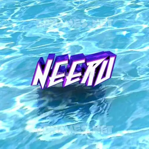 neeru in Water style - 3D name wallpaper neeru in Water style - 3D name wallpaper