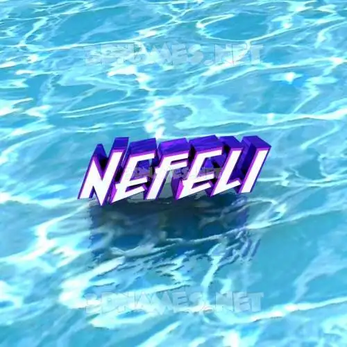 nefeli in Water style - 3D name wallpaper nefeli in Water style - 3D name wallpaper