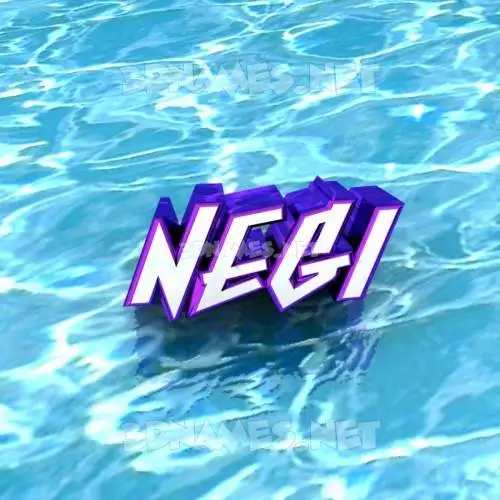 negi in Water style - 3D name wallpaper negi in Water style - 3D name wallpaper