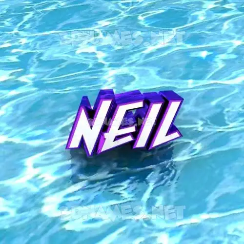 neil in Water style - 3D name wallpaper neil in Water style - 3D name wallpaper