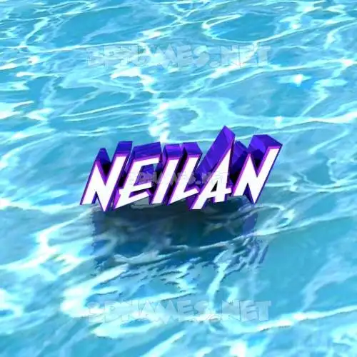 neilan in Water style - 3D name wallpaper neilan in Water style - 3D name wallpaper