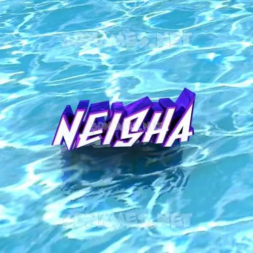 neisha in Water style - 3D name wallpaper neisha in Water style - 3D name wallpaper