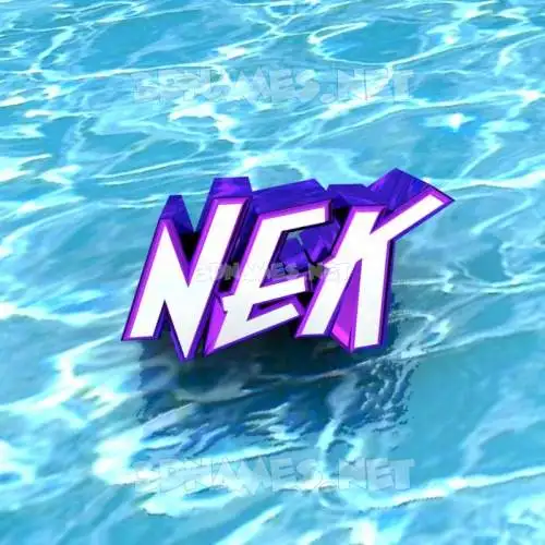 nek in Water style - 3D name wallpaper nek in Water style - 3D name wallpaper