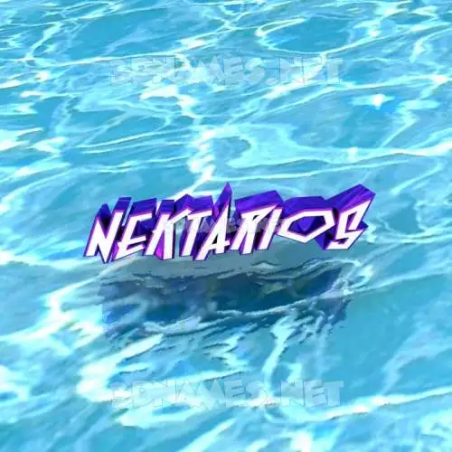 nektarios in Water style - 3D name wallpaper