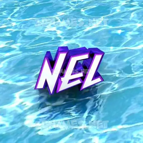 nel in Water style - 3D name wallpaper