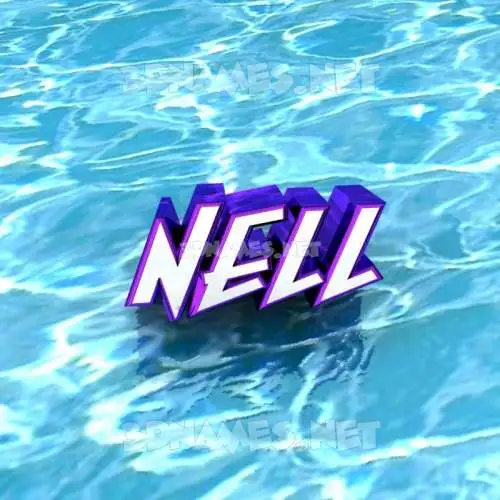 nell in Water style - 3D name wallpaper nell in Water style - 3D name wallpaper