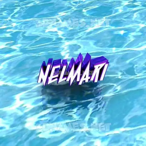 nelmari in Water style - 3D name wallpaper nelmari in Water style - 3D name wallpaper