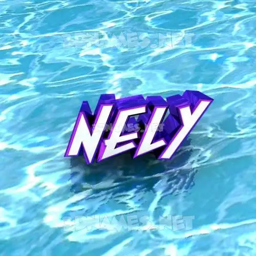nely in Water style - 3D name wallpaper nely in Water style - 3D name wallpaper