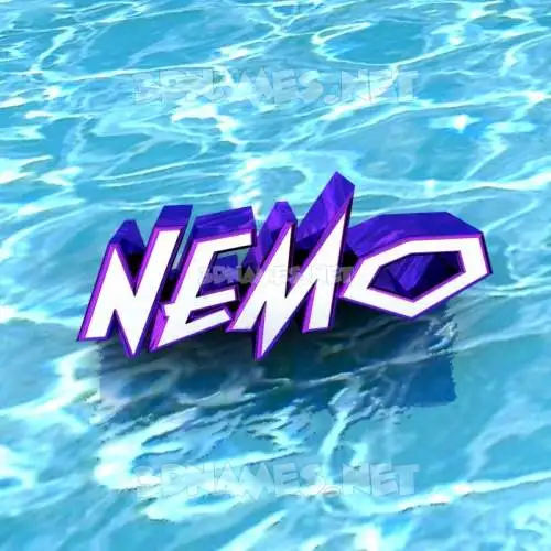 nemo in Water style - 3D name wallpaper nemo in Water style - 3D name wallpaper