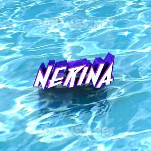 nerina in Water style - 3D name wallpaper nerina in Water style - 3D name wallpaper