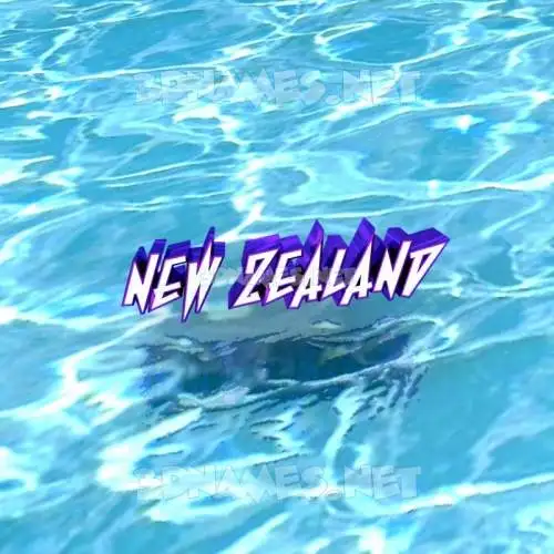 new zealand in Water style - 3D name wallpaper new zealand in Water style - 3D name wallpaper
