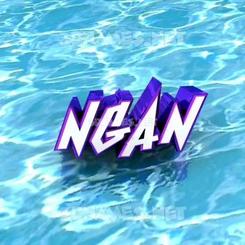 ngan in Water style - 3D name wallpaper ngan in Water style - 3D name wallpaper