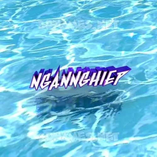 ngannghiep in Water style - 3D name wallpaper ngannghiep in Water style - 3D name wallpaper