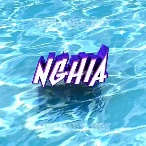 nghia in Water style - 3D name wallpaper nghia in Water style - 3D name wallpaper
