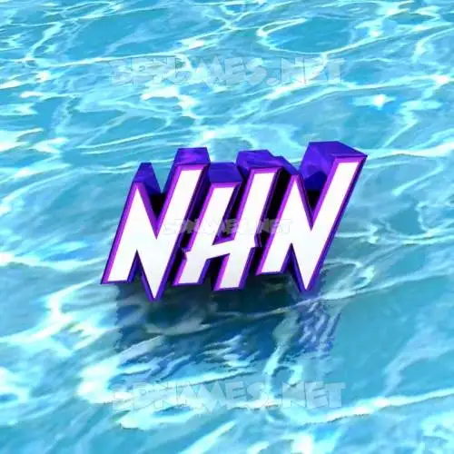 nhn in Water style - 3D name wallpaper nhn in Water style - 3D name wallpaper