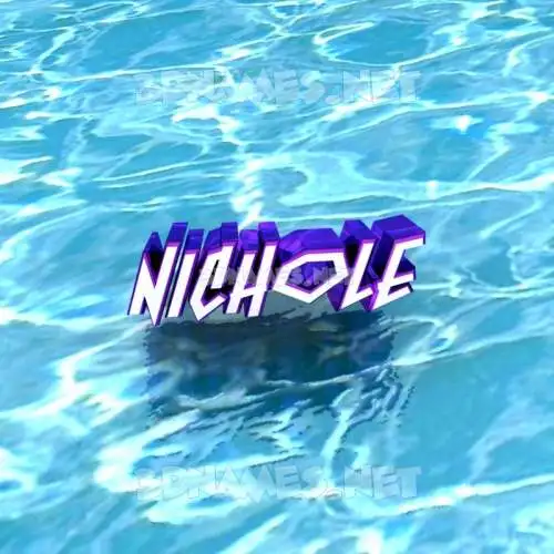 nichole in Water style - 3D name wallpaper nichole in Water style - 3D name wallpaper