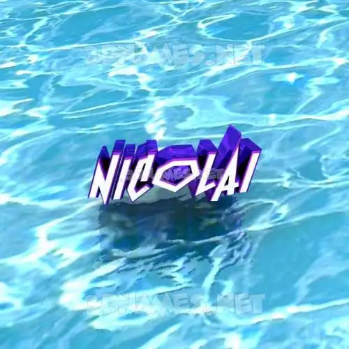 nicolai in Water style - 3D name wallpaper nicolai in Water style - 3D name wallpaper